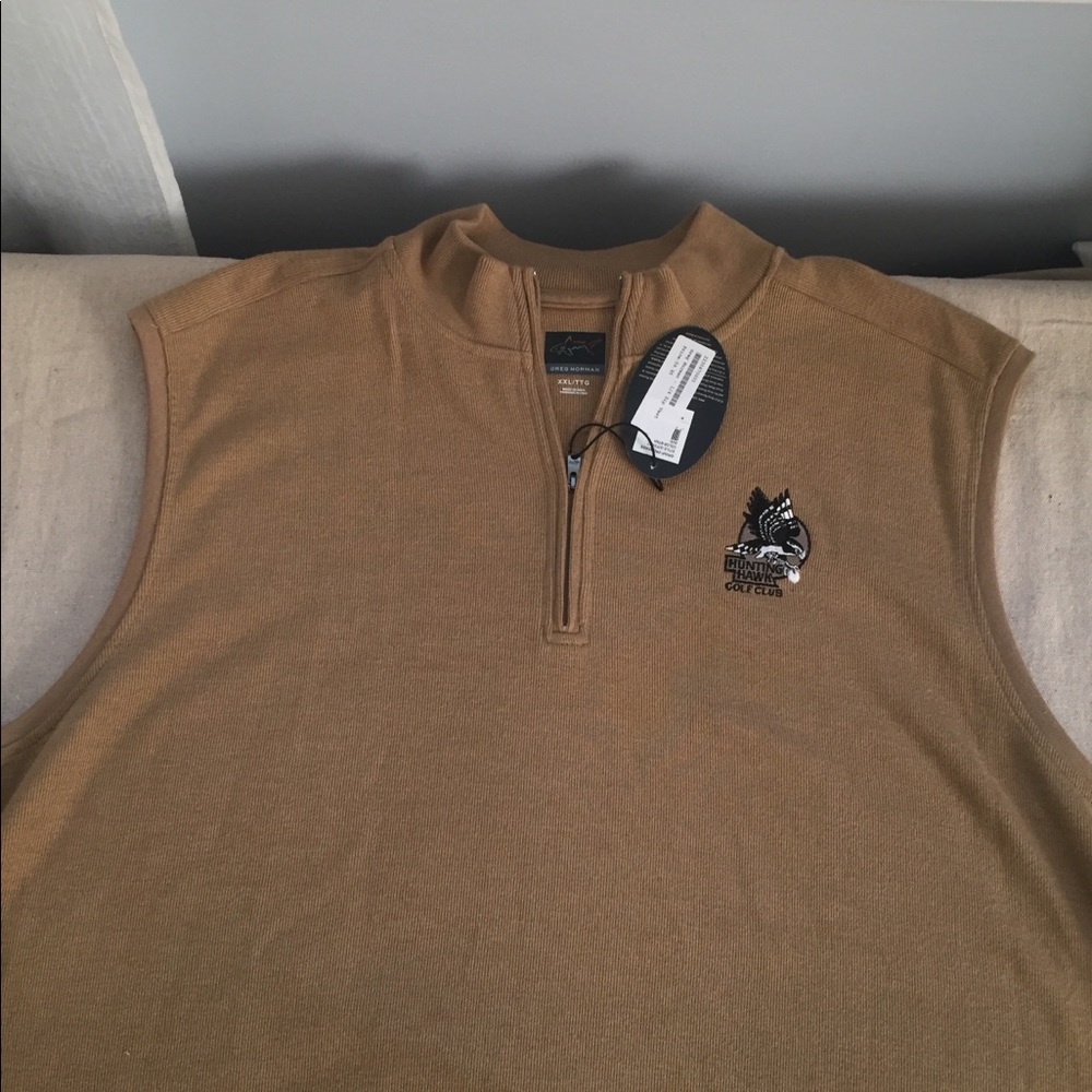 NWT Greg Norman Men’s Beige Sweater Vest | 2XL